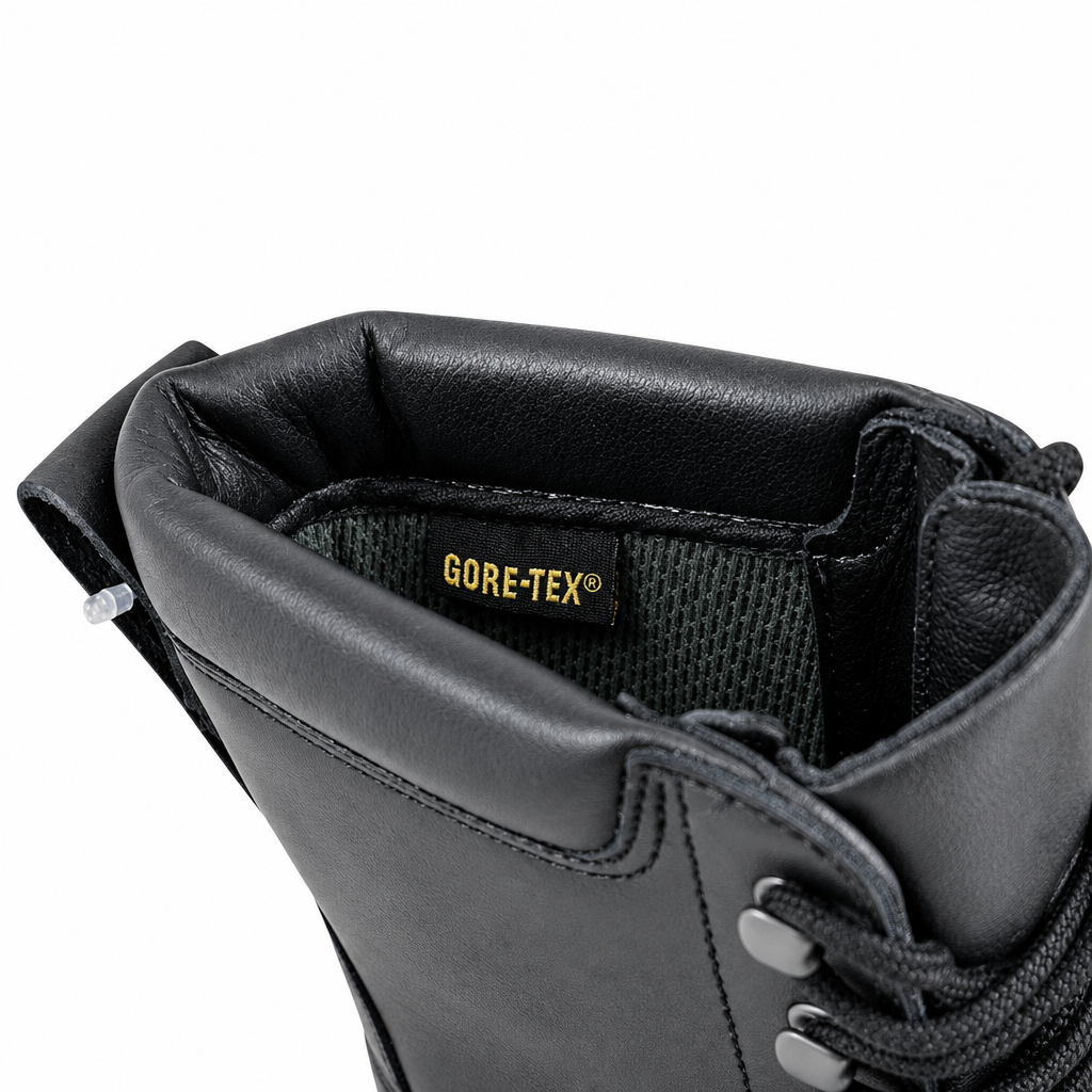 Détail intérieur de la membrane Gore-Tex des chaussures