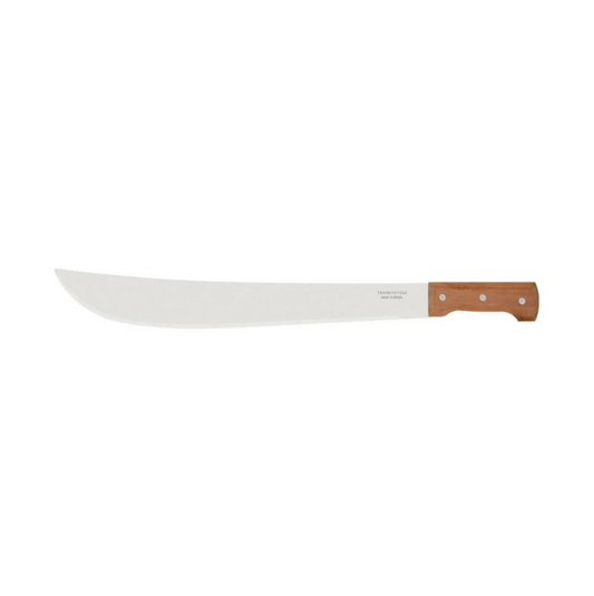 Machette de Jardinage Tramontina avec lame 46 cm et manche en bois marron clair。