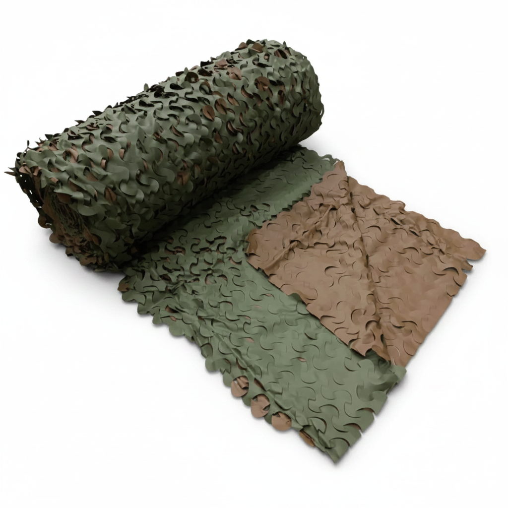 Photo produit filet camouflage forêt optimisée Google Shopping