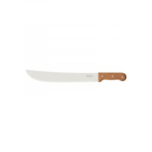 Machette de jardinage Tramontina – lame 40 cm avec manche en bois marron, référence 26620-016.